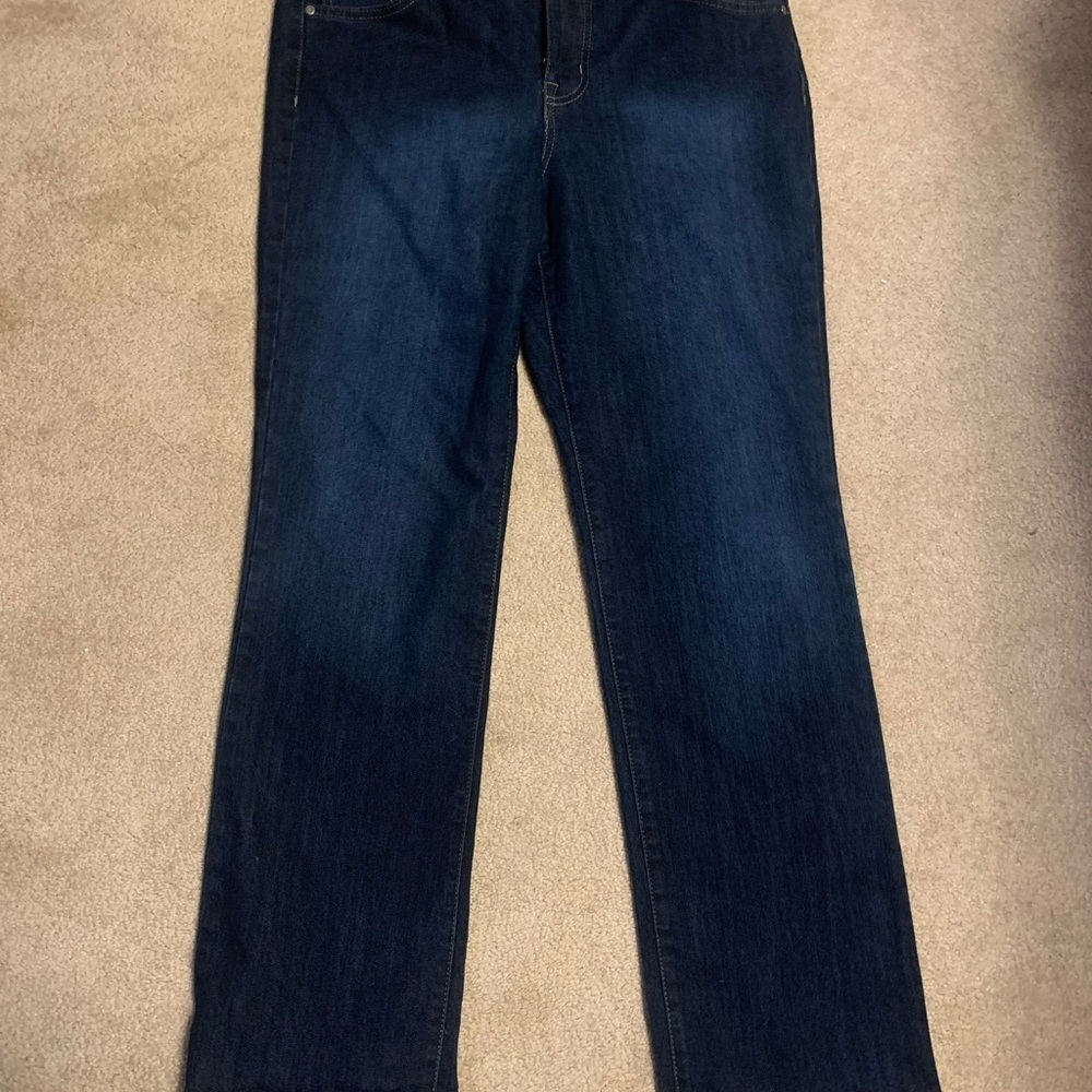 Bandolino Blue Straight Leg Jeans Classic Fit